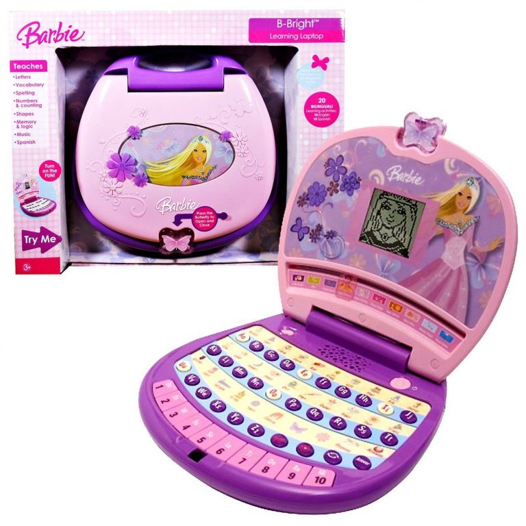 Oregon Scientific Year 2007 Barbie Series Learning Laptop | Barbie